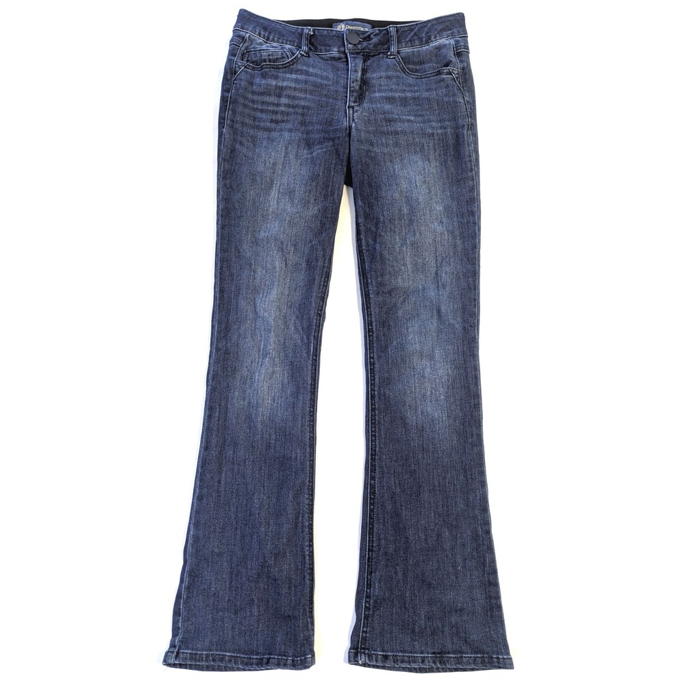 Democracy Absolution Bootcut Jeans Dark Wash Indigo Stretch Denim Size 4